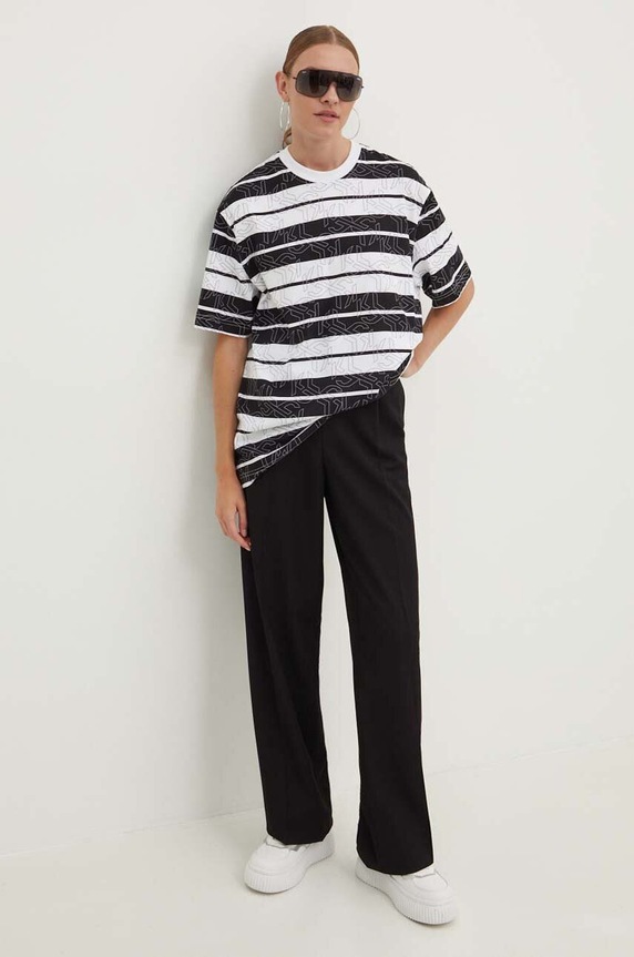 HUGO spodnie 50517997 czarny AW24