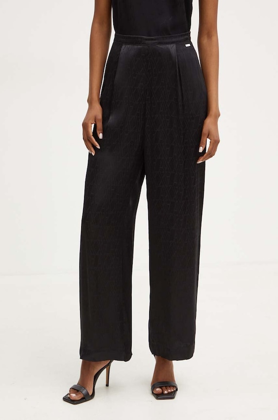 Kalhoty Armani Exchange high černá 6DYP19.YN3VZ