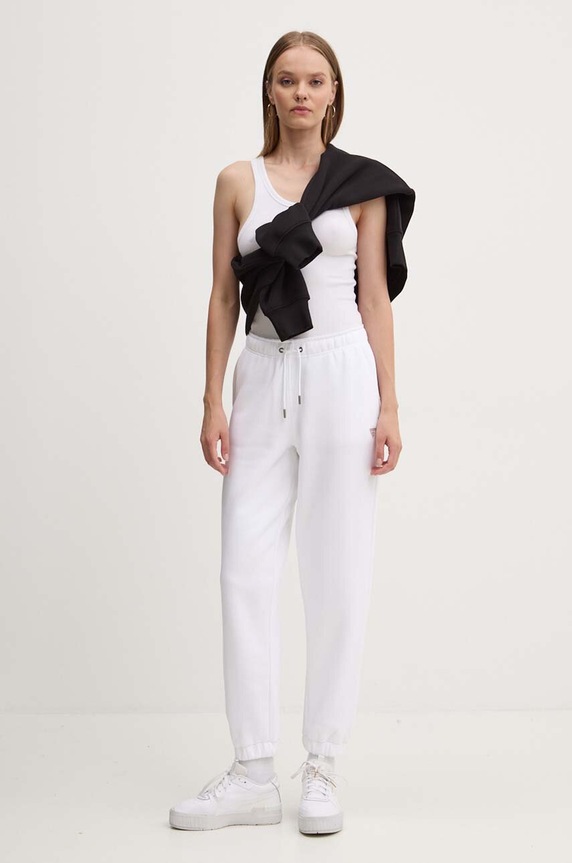 Donji dio trenirke Guess Jeans W4YB33.KC811 bijela SS26