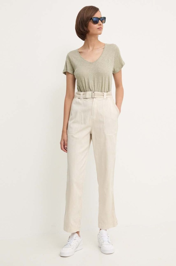 Nohavice Pepe Jeans AYLIN PL211763 béžová AW24