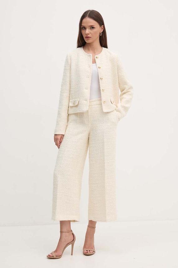 Joop! spodnie 30043063 beżowy AW24