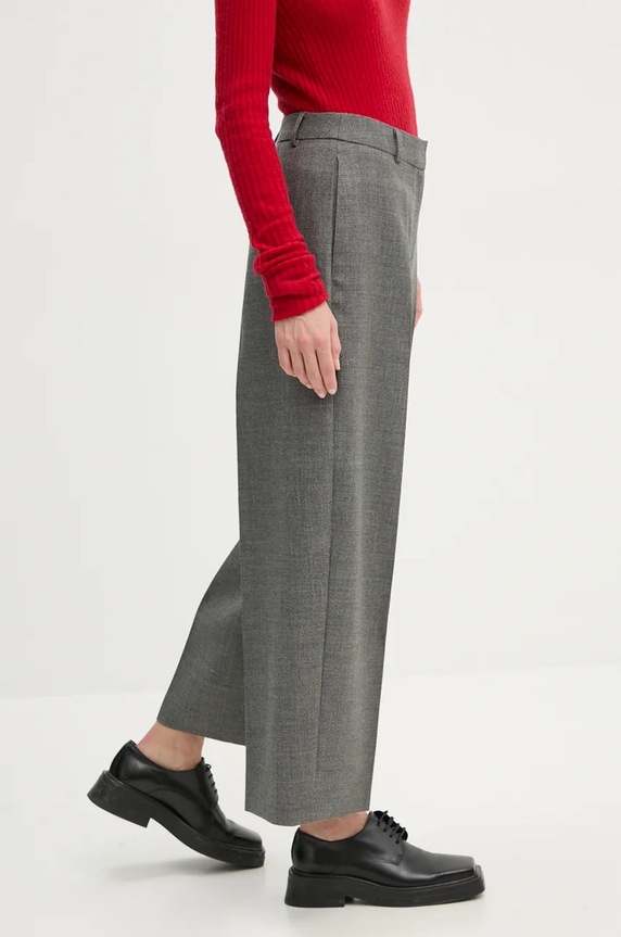 Herskind pantaloni de lana Olsen gri 5329140