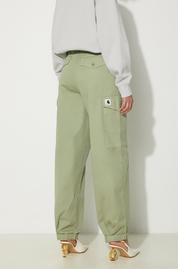 Abbigliamento Carhartt WIP pantaloni in cotone Collins Pant I029789.29MGD verde
