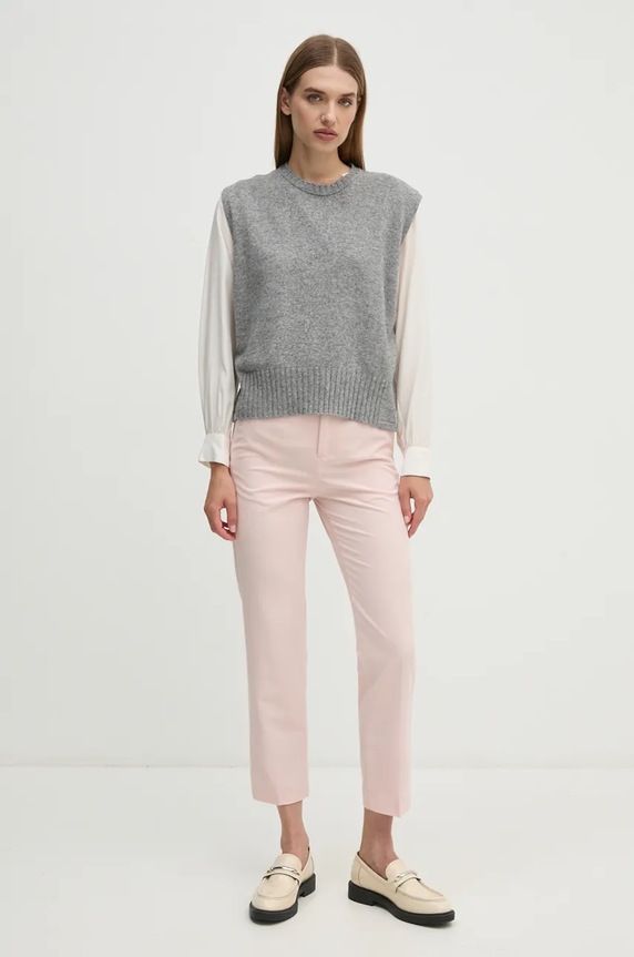 Брюки United Colors of Benetton 4OIGDF076 розовый AW24