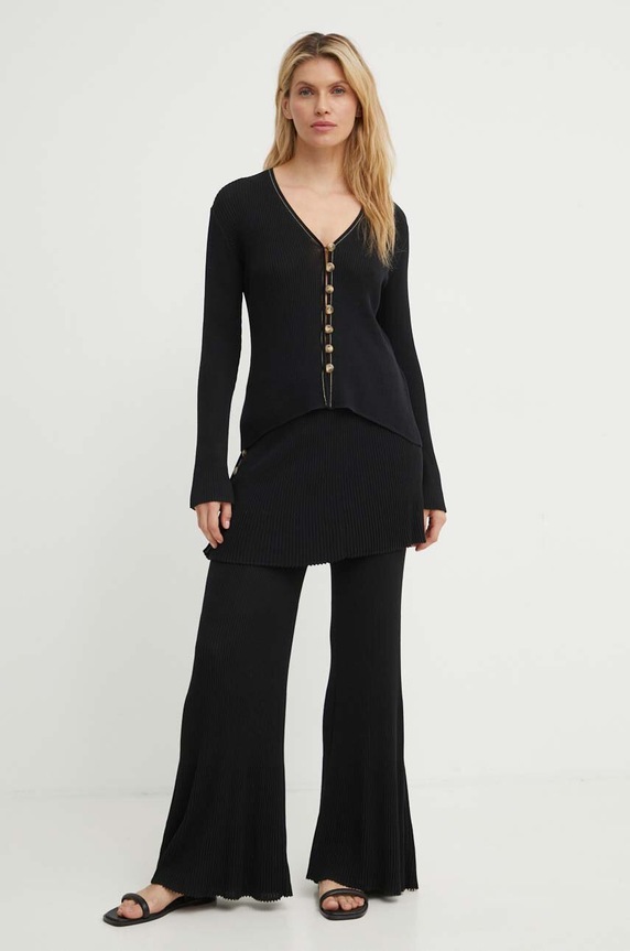 By Malene Birger spodnie BOLONE Q72089005 czarny AW24