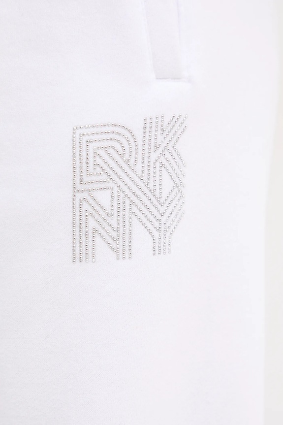 Dkny spodnie dresowe biały DP4P3526
