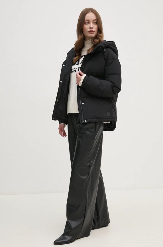 Dkny spodnie DJ4P3039 czarny AW24