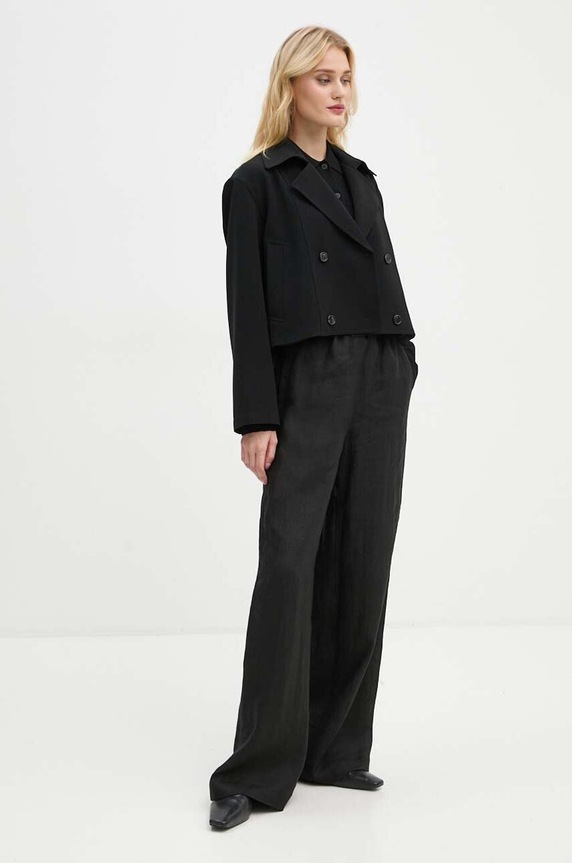 Kalhoty Theory O0409202 černá AW24