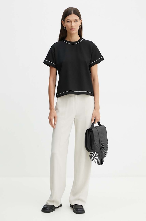 Theory pantaloni O0709202 bej AW24