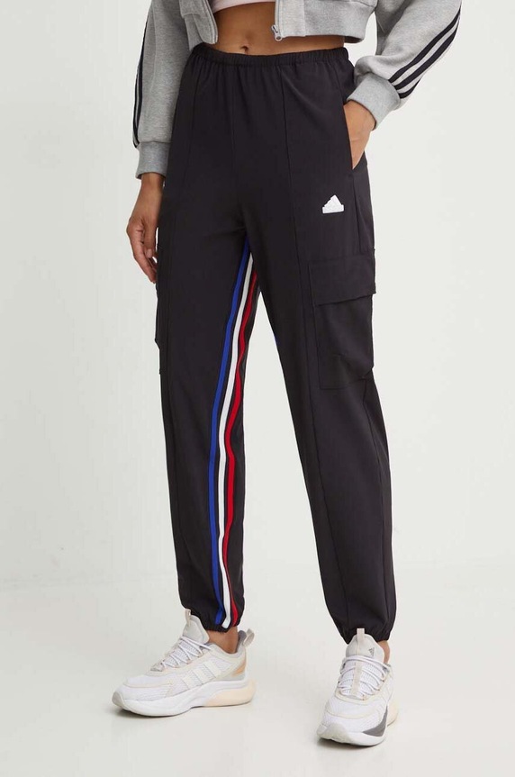 adidas spodnie dresowe Express aplikacja czarny IX3735