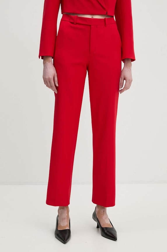 Hlače Drykorn 80794.120247 crvena AW24