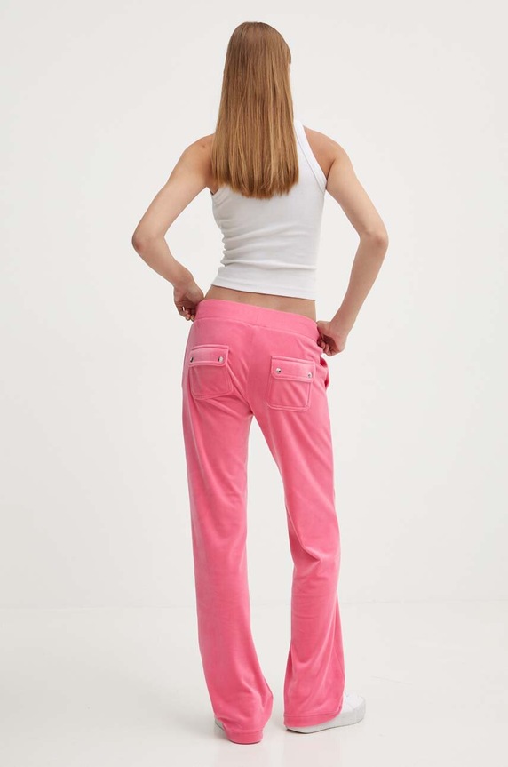 Odzież Juicy Couture spodnie dresowe JCAP180.679 różowy