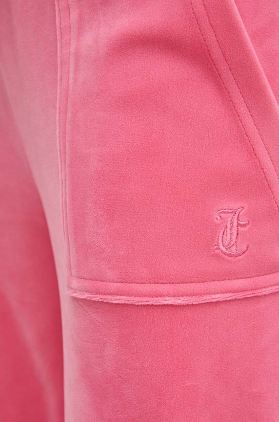 Juicy Couture spodnie dresowe różowy JCAP180.679