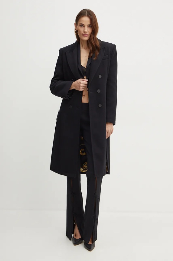 Nohavice Versace Jeans Couture čierna 77HAA115.N0394