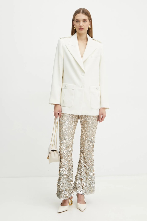 Nohavice Luisa Spagnoli 541579 béžová AW24