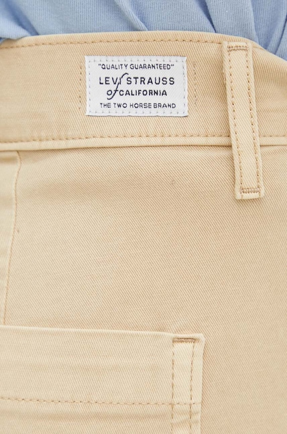 Kalhoty Levi's béžová A8697