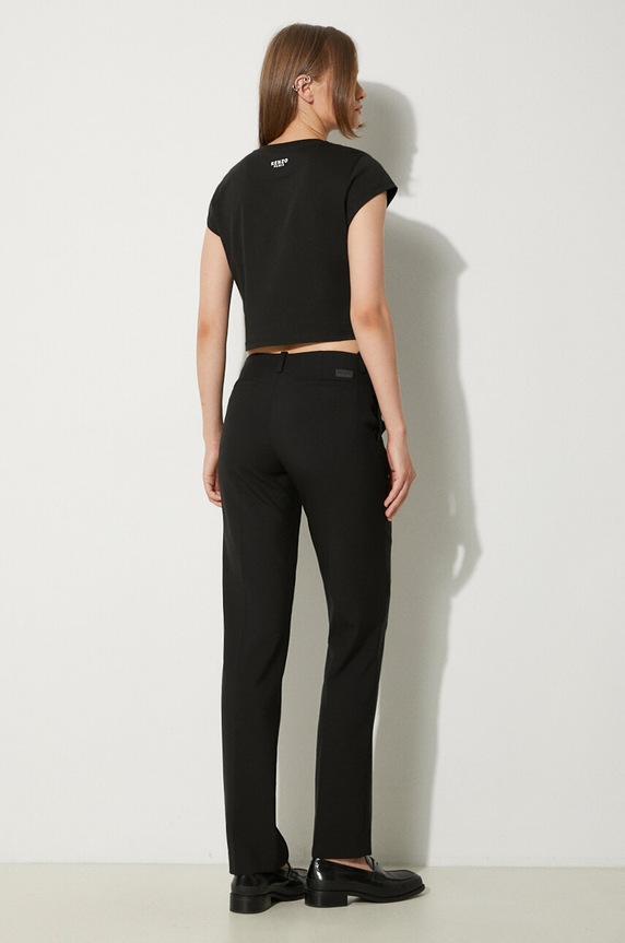 Abbigliamento Kenzo pantaloni in lana FE62PA0929GE.99 nero