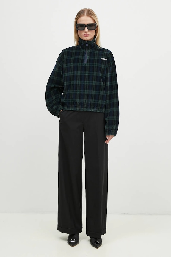Vlněné kalhoty Kenzo Solid Tailored Pants FE52PA0869RB.99 černá