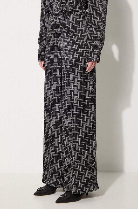 Kalhoty Kenzo Weave Pajama Pants černá FE62PA0849R1.99