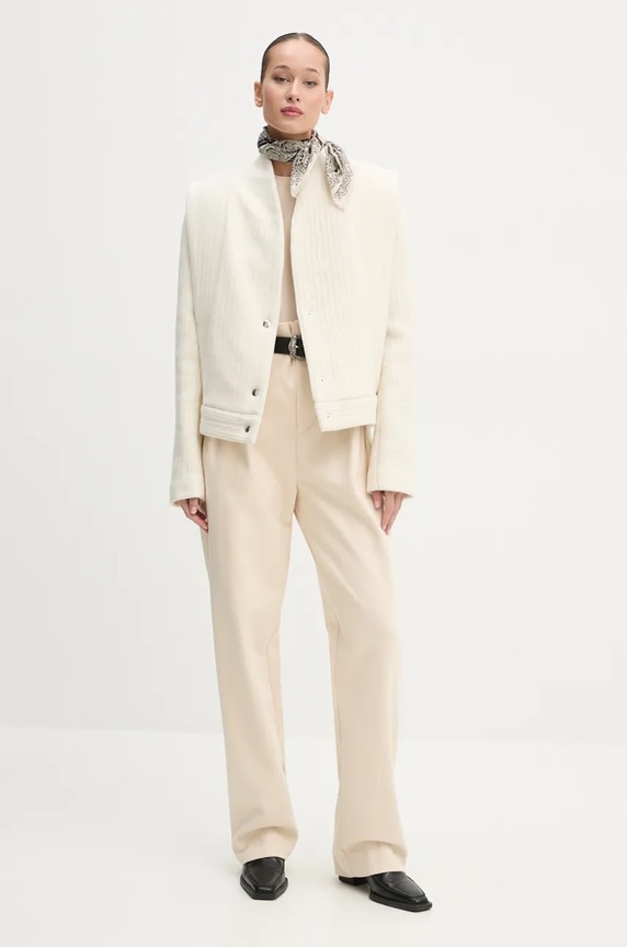 IRO pantaloni WM23KOTEL bej AW24