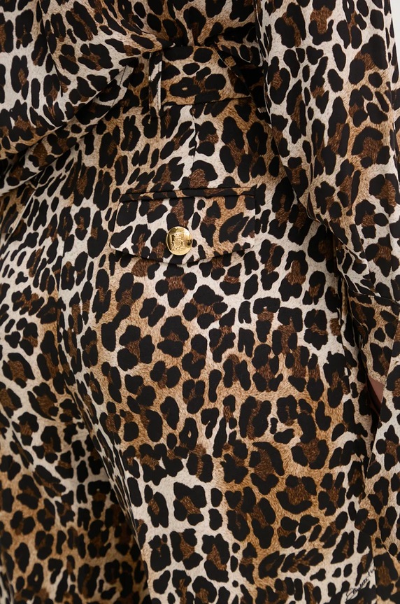 Kalhoty Elisabetta Franchi hnědá PA05547E2
