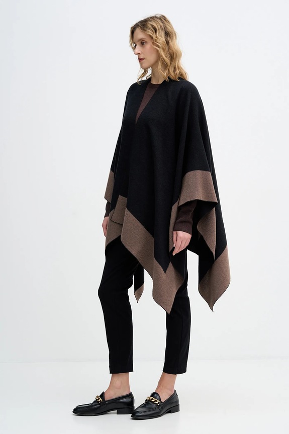 Sisley spodnie 4AI655AH6 czarny AW25