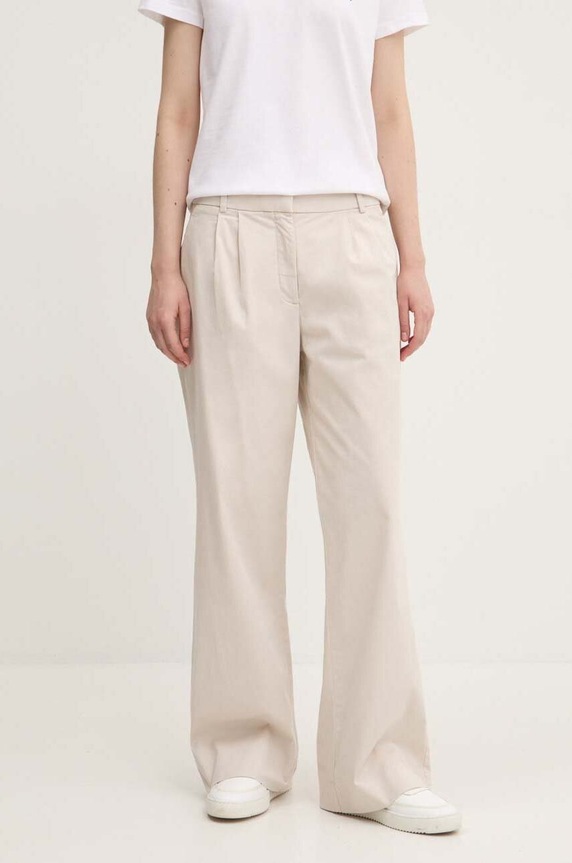 Abercrombie & Fitch nadrág elasztánnal bézs KI156.4415.340
