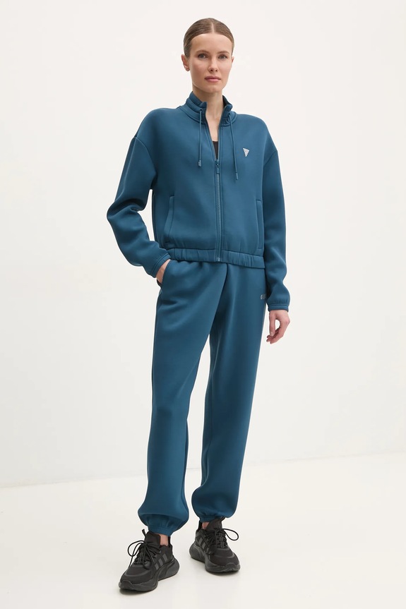 Guess pantaloni tuta CECILIA V4BB13.K7UW2 turchese SS26