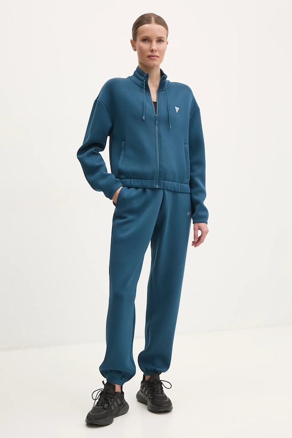 Guess pantaloni tuta CECILIA V4BB13.K7UW2 turchese SS26