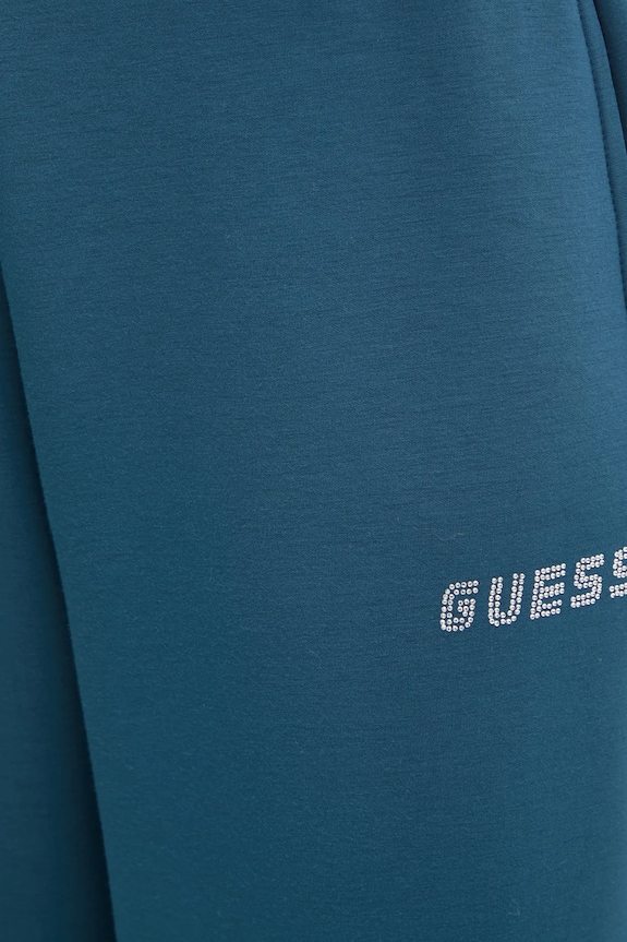 Guess pantaloni tuta CECILIA turchese V4BB13.K7UW2