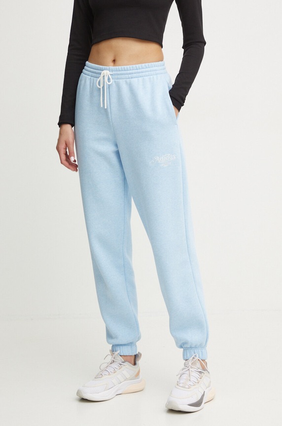 Tepláky adidas Originals pletenina modrá IX3547