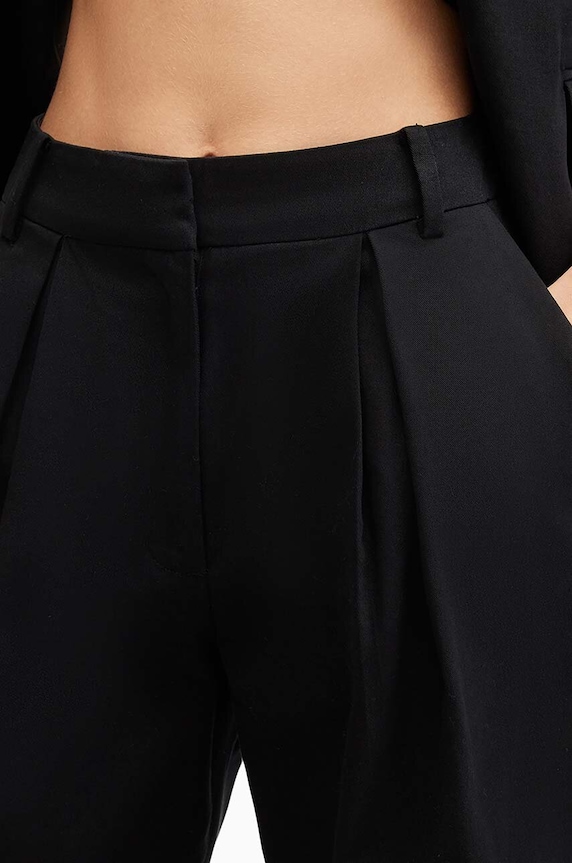Oblečení Bavlněné kalhoty AllSaints HALLY TROUSER W010QA černá