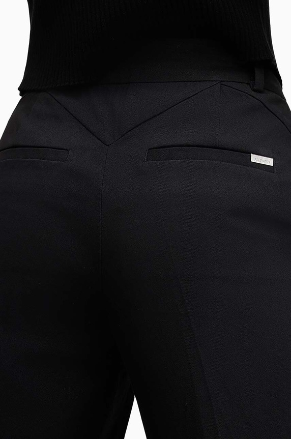 Bavlněné kalhoty AllSaints HALLY TROUSER černá W010QA