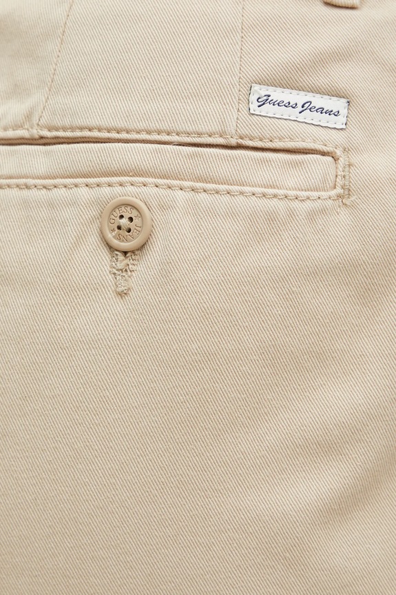 Bavlnené nohavice Guess Jeans W4BB44.WGCV2 béžová