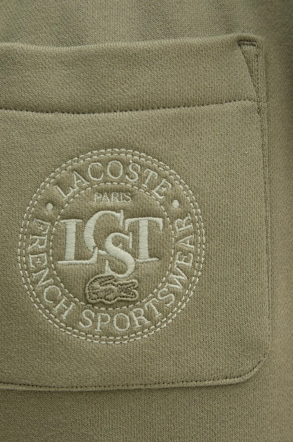 Lacoste pamut melegítőnadrág zöld XF2647
