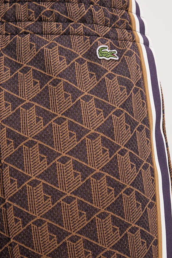 Lacoste pantaloni evazați pentru femei maro XF9313