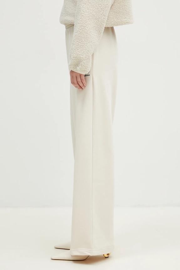 adidas Originals joggers Femme Galore Wideleg Fleece Pants JN3027 beige AW24