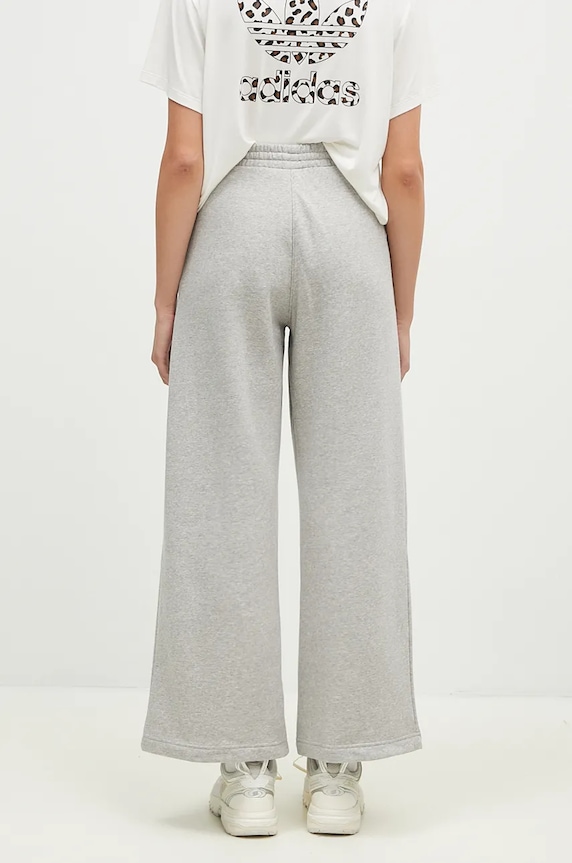 Oblečení Tepláky adidas Originals Femme Galore Wideleg Fleece Pants JN3028 šedá