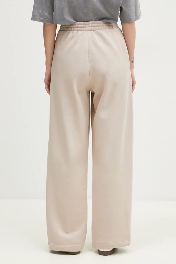 Odzież adidas Originals spodnie dresowe Femme Galore Wideleg Fleece Pants JN3029 beżowy