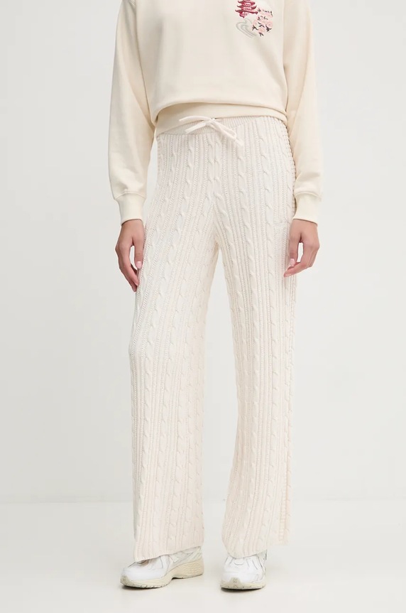 Tepláky adidas Originals KNTD Jogger pletenina béžová JN7658