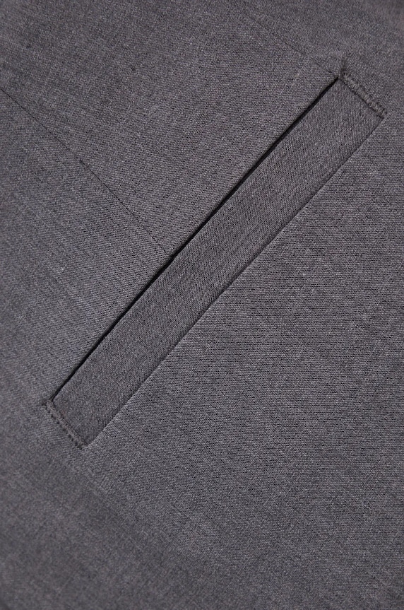 Hlače s primjesom vune Sisley 4JYQLF061 siva