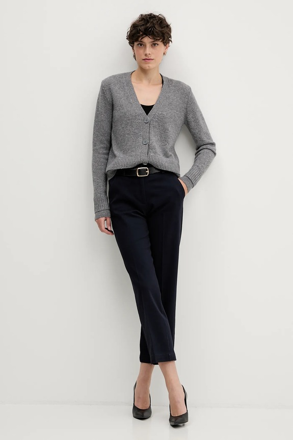 Παντελόνι Sisley 4K2ZLF03V σκούρο μπλε AW25