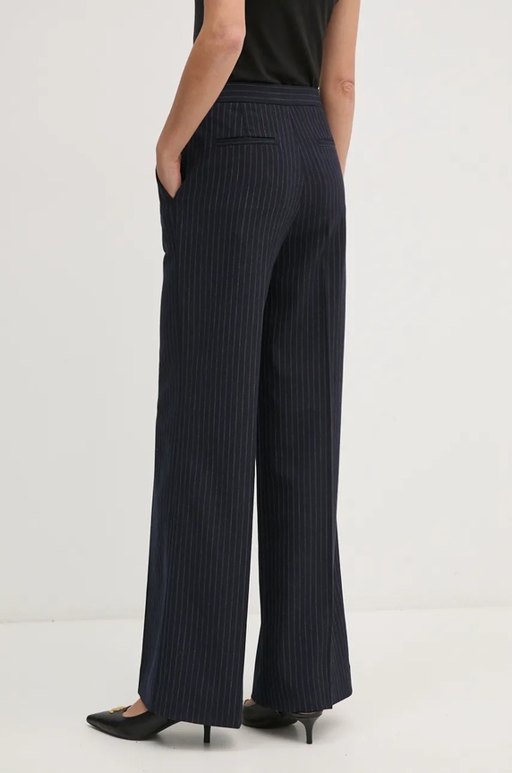 Îmbrăcăminte Calvin Klein pantaloni din lana K20K207645 bleumarin