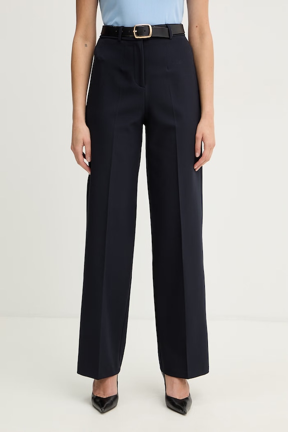 Morgan pantaloni straight de damă POYA.F bleumarin POYA.F