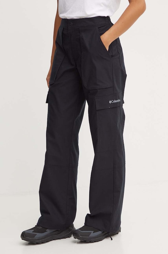 Columbia trousers Brea Falls with elastane black 2086041