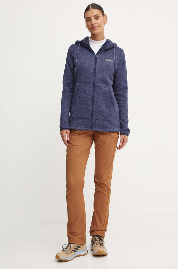 Columbia pantaloni de exterior Leslie Falls 2087034 maro SS26