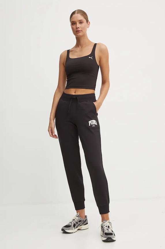 Puma spodnie dresowe 681542 czarny AW24