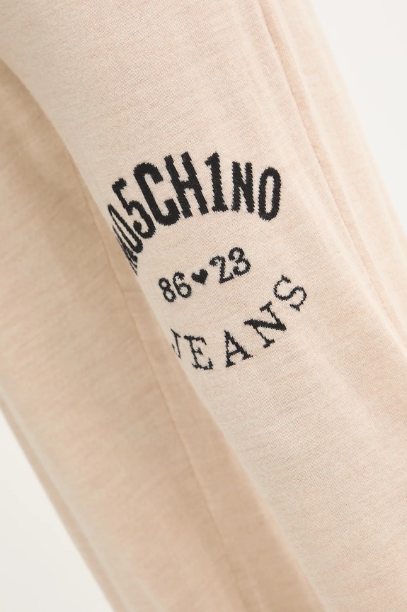 Oblečenie Vlnené tepláky Moschino Jeans 0380.8700 béžová