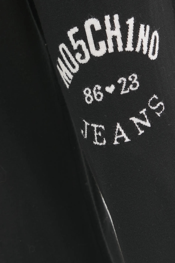 Moschino Jeans pantaloni de trening de lână negru 0380.8700