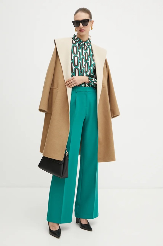 Morgan pantaloni PIANO.F PIANO.F turchese AW25